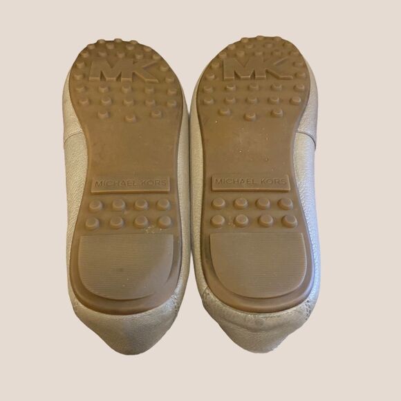 Michael Kors Clay Leather Driving Mocassin Flats 9 - Picture 6 of 6